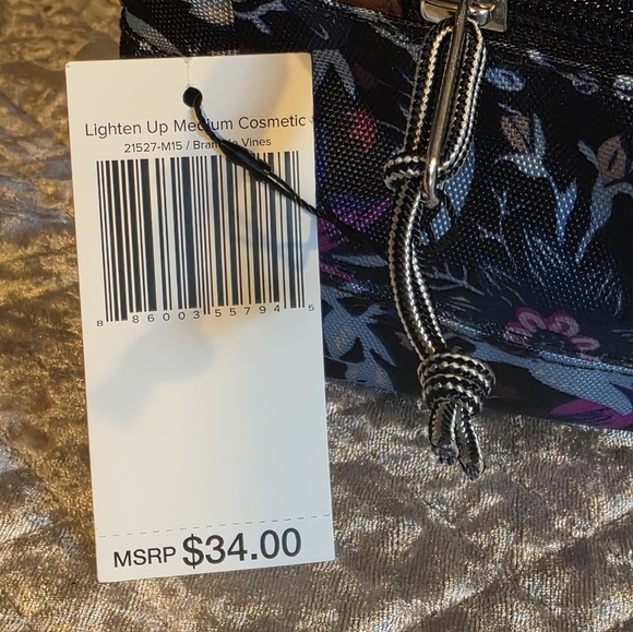 Vera Bradley Floral Women's Cosmetic Bag NWT - Picture 3 of 7